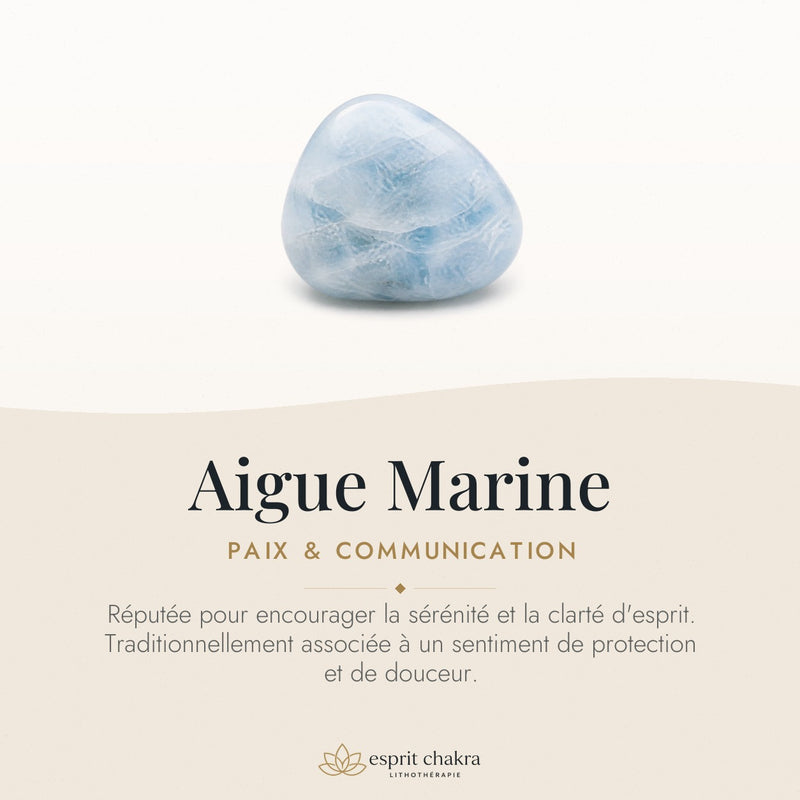 Bracelet Aigue Marine 4 mm – Souffle du Retour