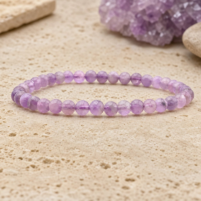 Bracelet Améthyste 4 mm – Douceur du Repos