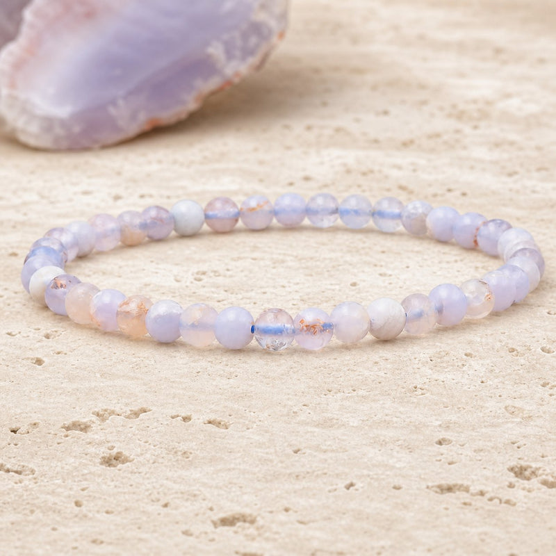 Bracelet Améthyste 4 mm – Rêve Clair