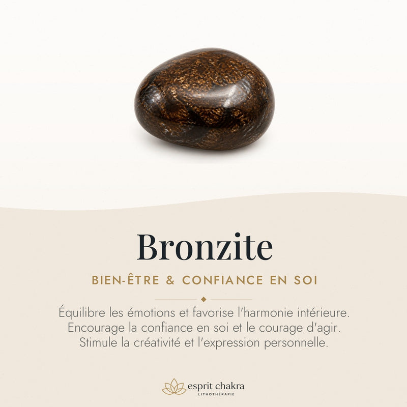 Bracelet Bronzite 6 mm – Force du Sang-froid