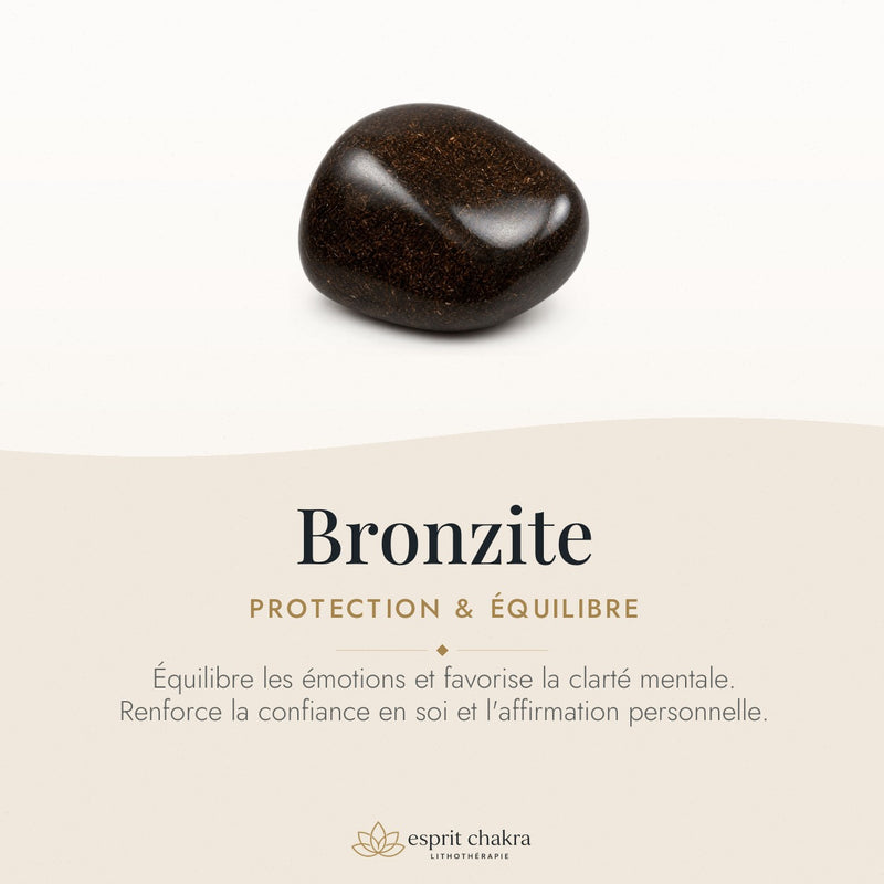 Bracelet Bronzite 8 mm – Route Confiante