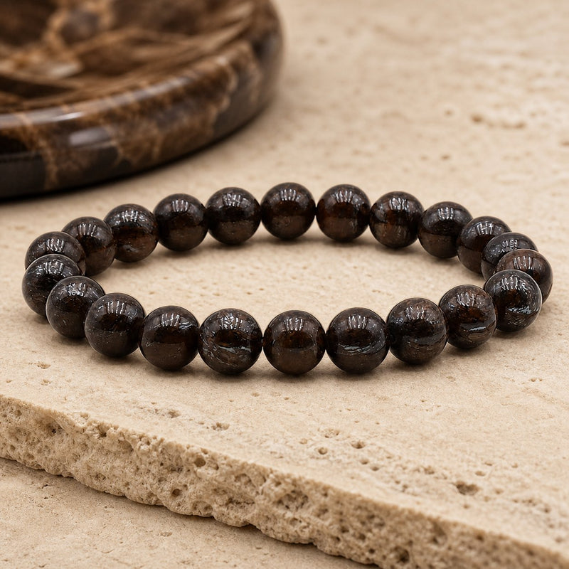 Bracelet Bronzite 8 mm – Route Confiante