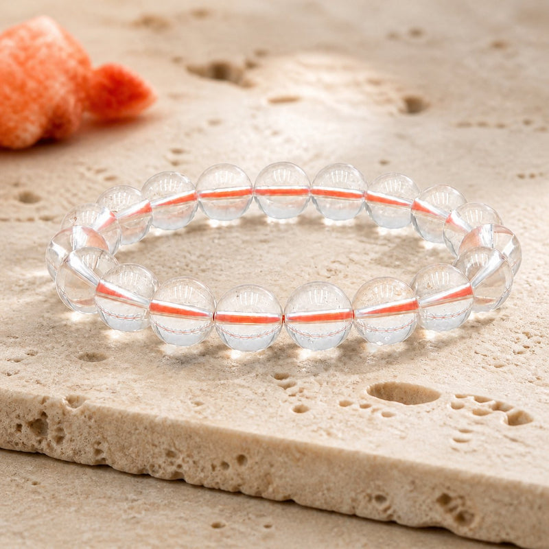 Bracelet Citrine 10 mm – Élan Lumineux
