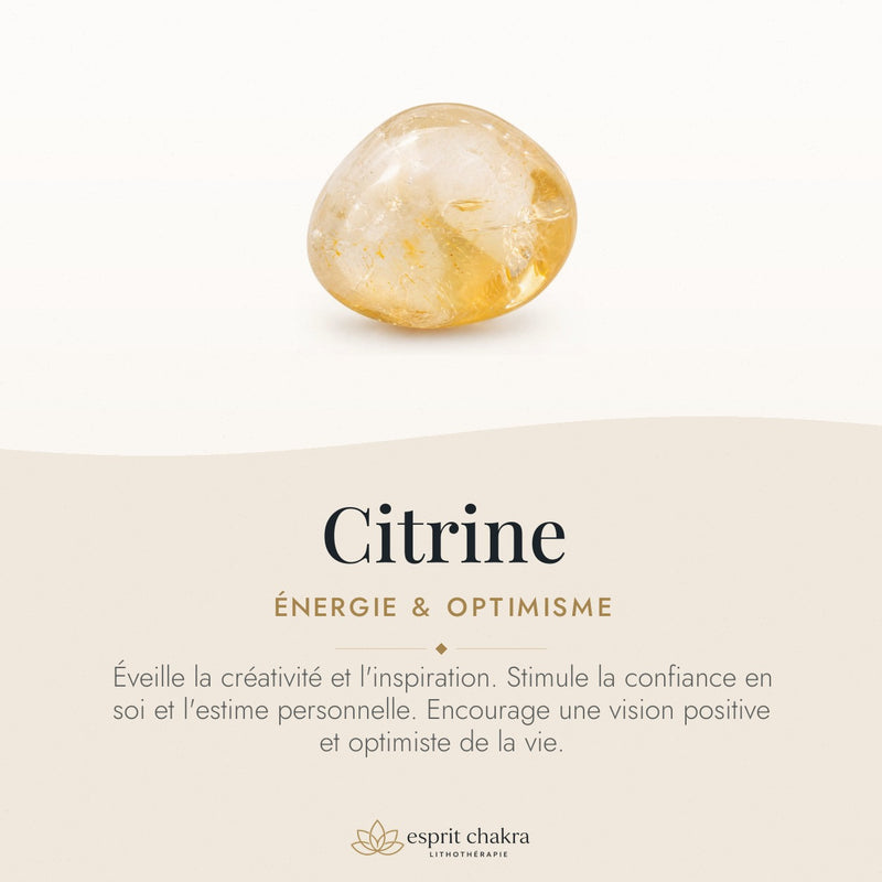 Bracelet Citrine 4 mm – Abondance Simple