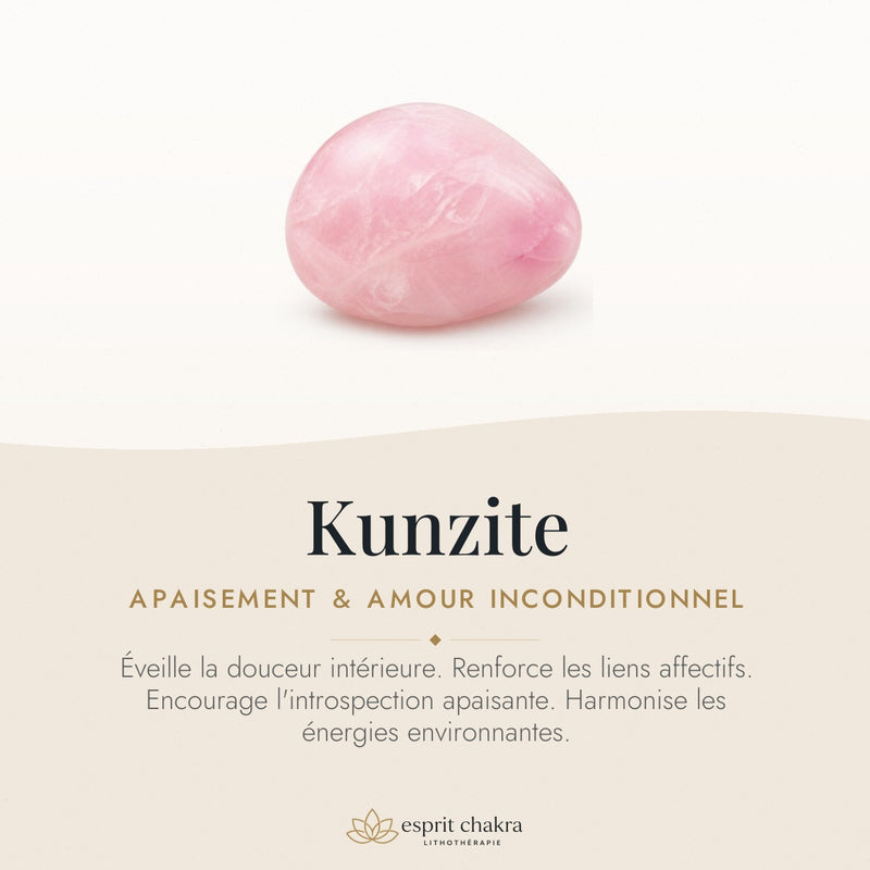 Bracelet Kunzite 6 mm – Tendre Apaisement