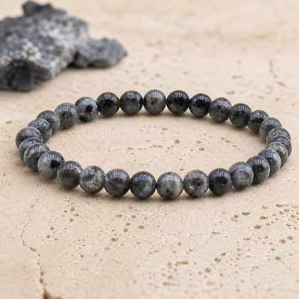 Bracelet Larvikite 6 mm – Protection