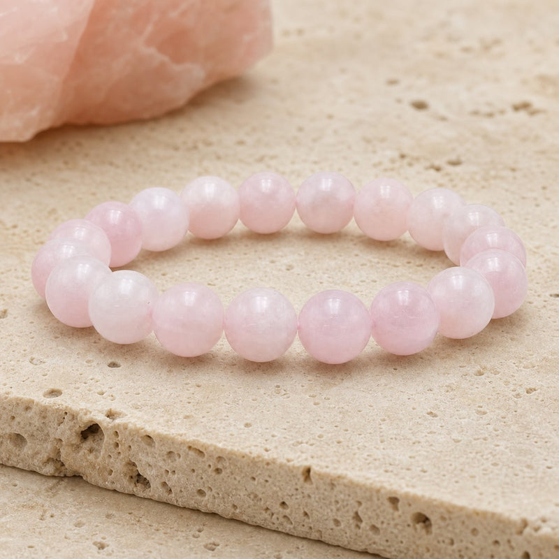 Bracelet Morganite 10 mm – Amour Doux