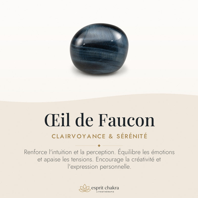Bracelet Œil de Faucon 10 mm – Vision Calme