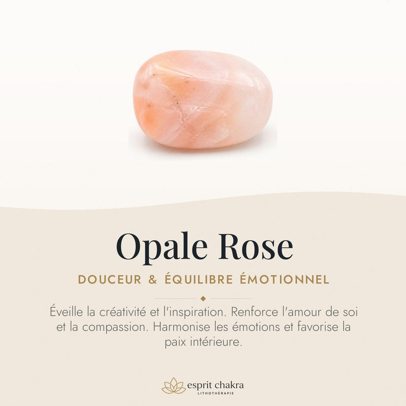 Bracelet Opale Rose 6 mm – Regard Bienveillant