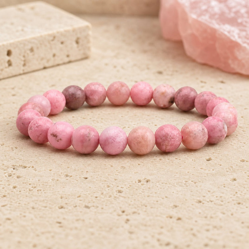 Bracelet Rhodonite 8 mm – Bienveillance du Désaccord
