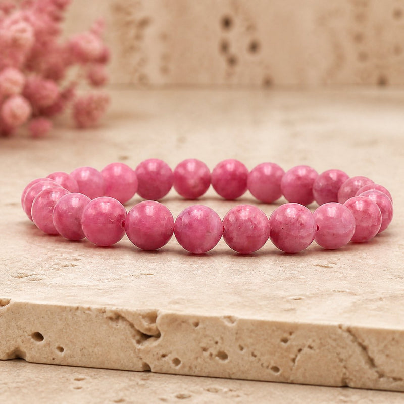 Bracelet Rhodonite 8 mm – Rêve Doux