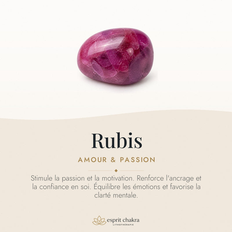 Bracelet Rubis 6 mm – Désir Audacieux