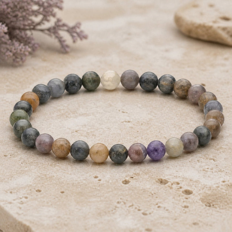 Bracelet Saphir Multicolore 6 mm – Élan Juste