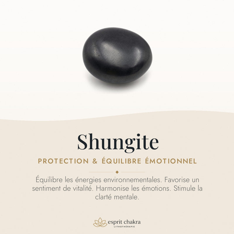 Bracelet Shungite 8 mm – Renouveau Léger