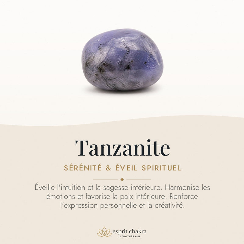 Bracelet Tanzanite 8 mm – Éveil Serein