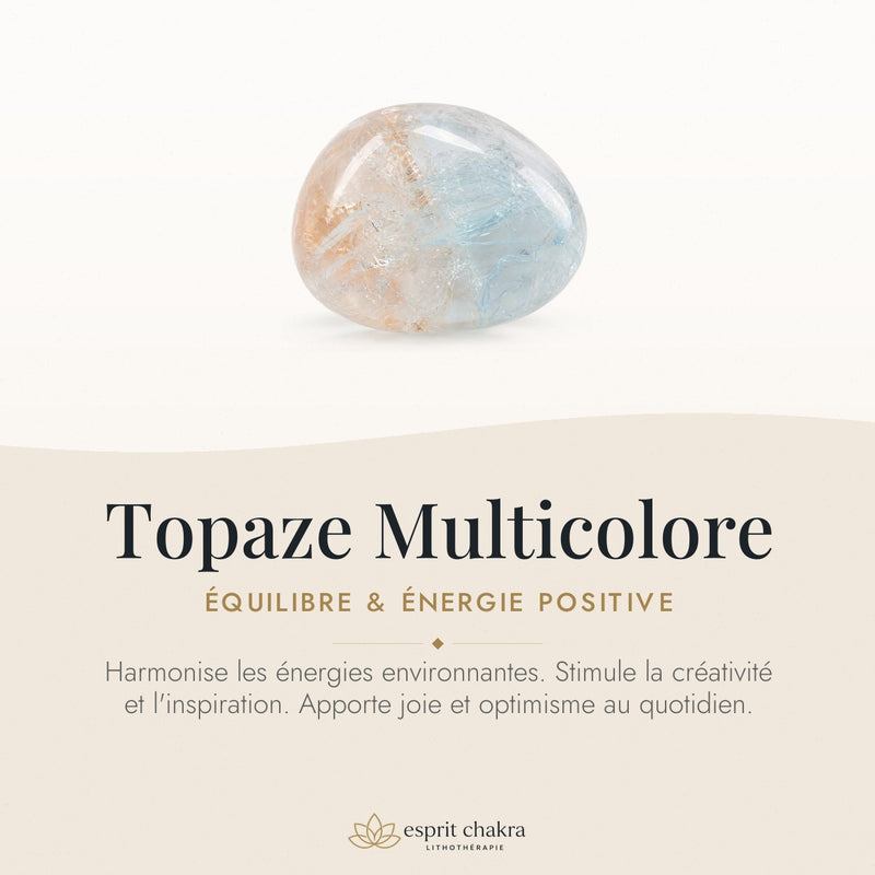 Bracelet Topaze Multicolore 8 mm – Joie de la Variété