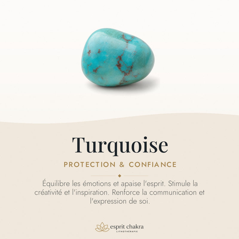Bracelet Turquoise 4 mm – Assurance de l’Inconnu