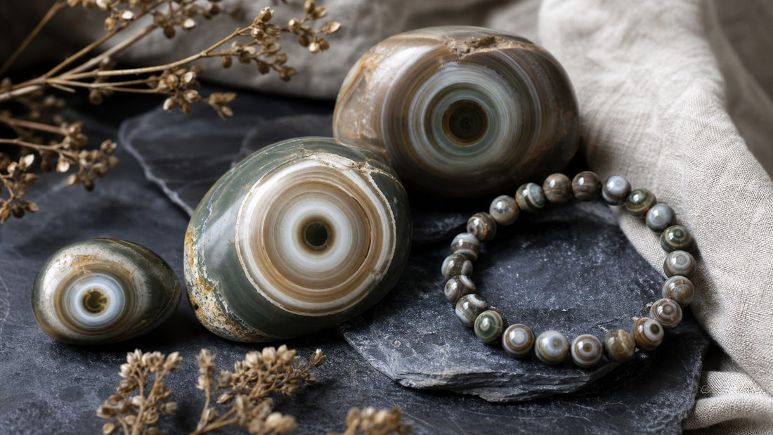 Agate œil : vertus et propriétés - Esprit Chakra