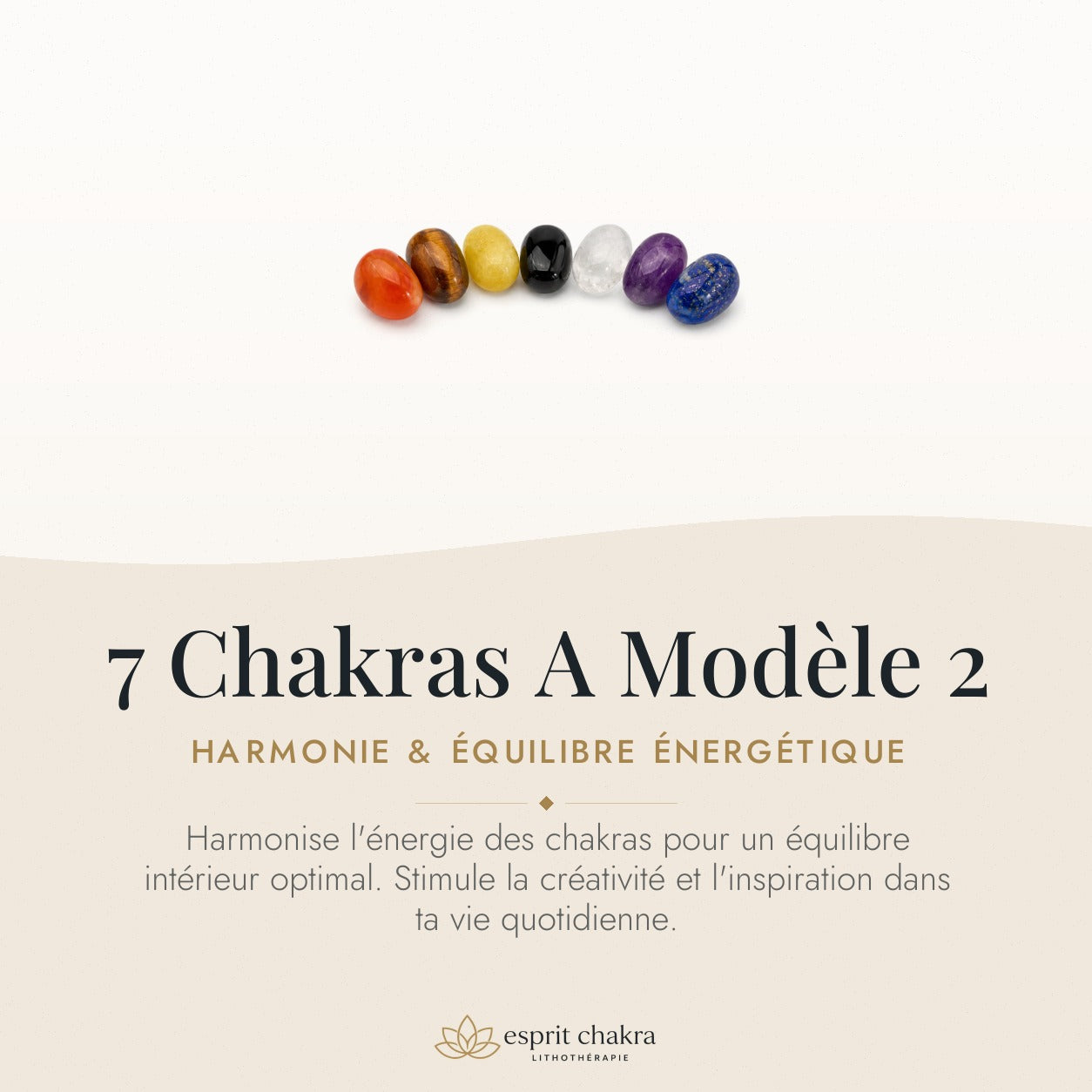 Bracelet 7 Chakras 8 mm – Souffle Ample — vertus de la pierre