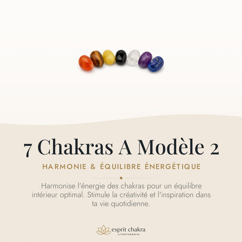 Bracelet 7 Chakras 8 mm – Souffle Ample