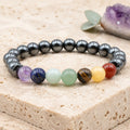 Bracelet 7 Chakras 8 mm – Souffle du Matin