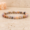 Bracelet Agate Crazy Lace 6 mm – Bienveillance Simple