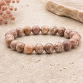 Bracelet Agate Fossile 8 mm – Souffle du Repos