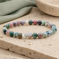 Bracelet Agate Indienne 6 mm – Équilibre Protecteur