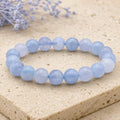 Bracelet Aigue Marine 10 mm – Clarté Douce