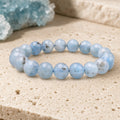Bracelet Aigue Marine 10 mm – Parole Fluide