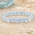 Bracelet Aigue Marine 10 mm – Souffle Confiant