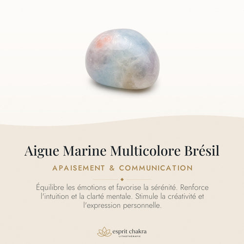 Bracelet Aigue Marine 10 mm – Souffle Léger — vertus de la pierre