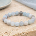 Bracelet Aigue Marine 10 mm – Souffle Léger