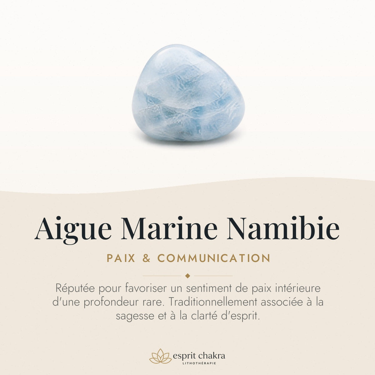 Bracelet Aigue Marine 4 mm – Souffle Discret — vertus de la pierre