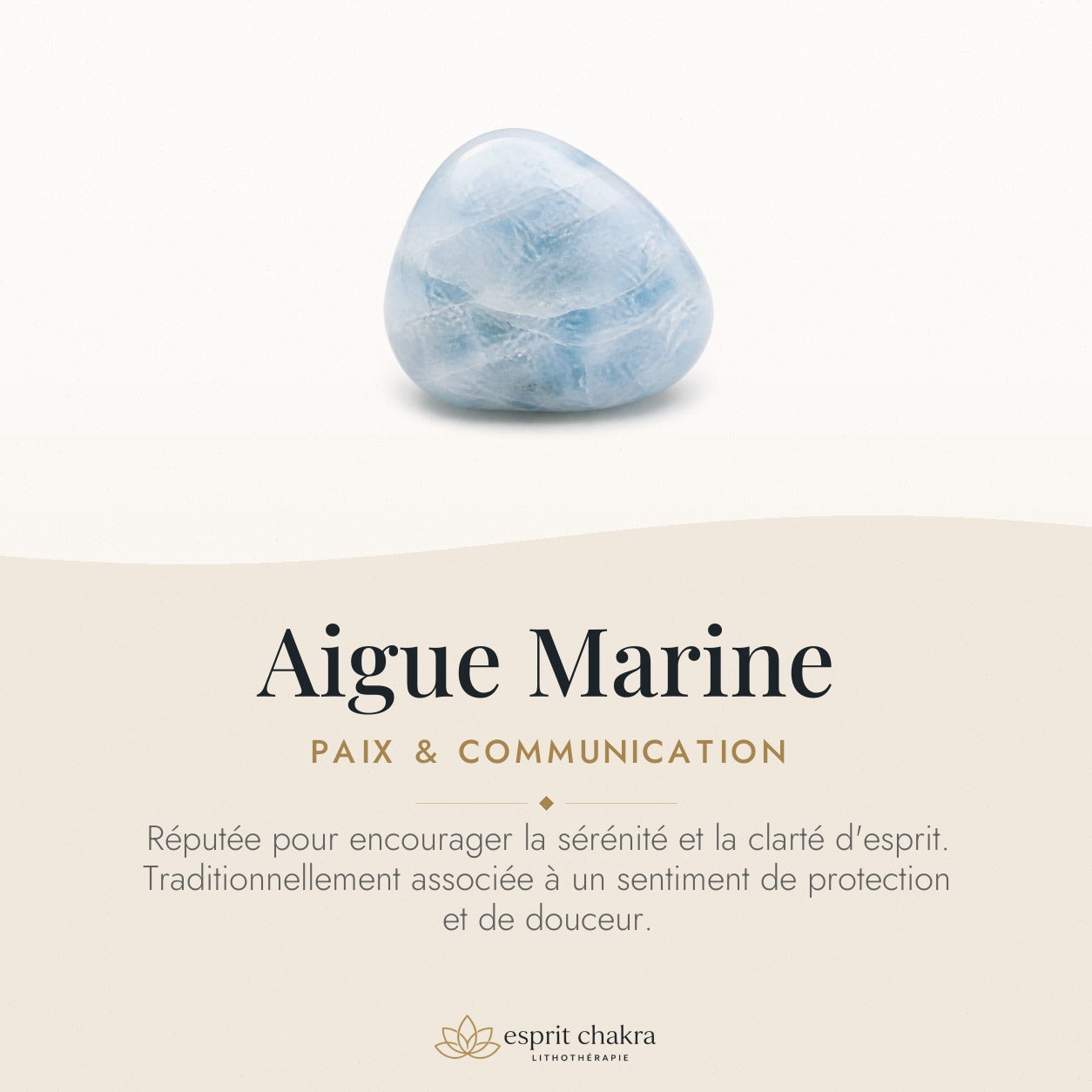 Bracelet Aigue Marine 4 mm – Souffle du Retour — vertus de la pierre