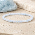 Bracelet Aigue Marine 4 mm – Souffle Fidèle