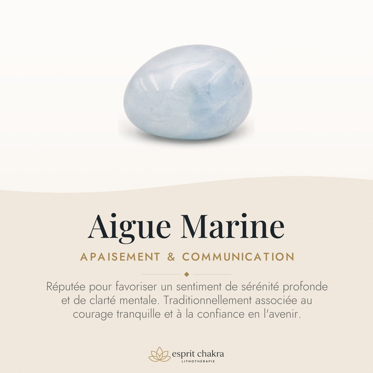Bracelet Aigue Marine 6 mm – Parole Claire — vertus de la pierre