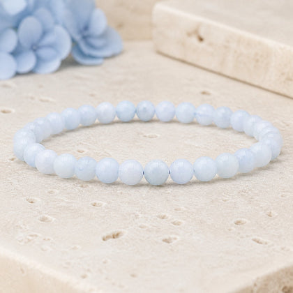Bracelet Aigue Marine 6 mm – Parole Claire