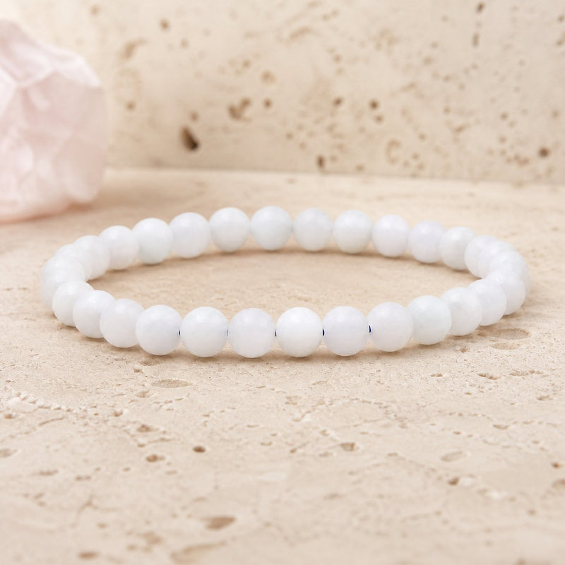 Bracelet Aigue Marine 6 mm – Souffle Marin