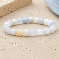 Bracelet Aigue Marine 8 mm – Air Léger