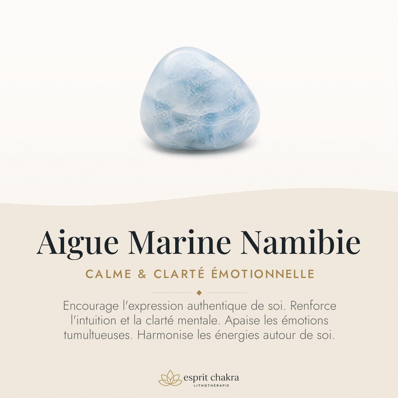 Bracelet Aigue Marine 8 mm – Brise du Matin