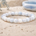 Bracelet Aigue Marine 8 mm – Respiration Lente