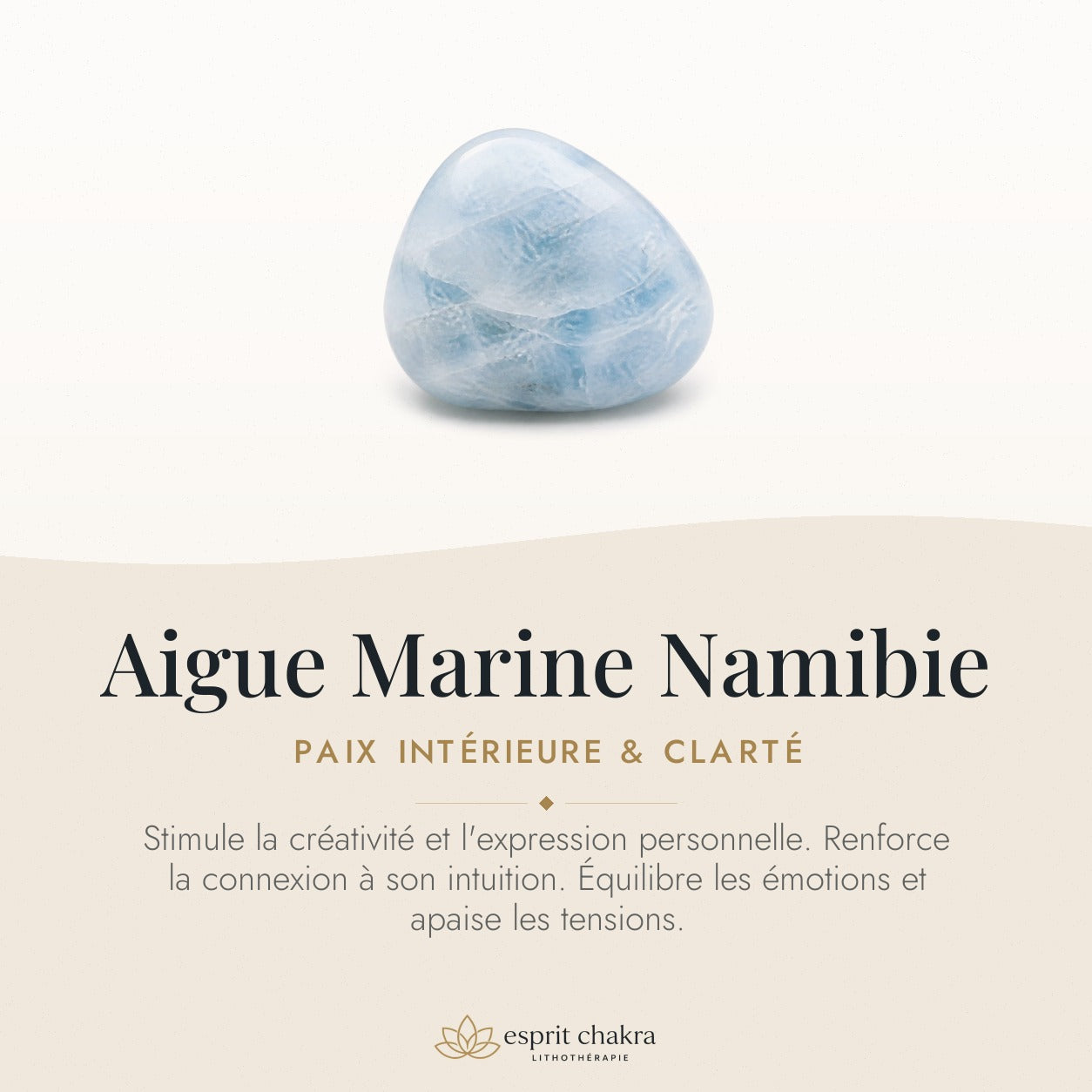 Bracelet Aigue-Marine 8 mm – Vent Favorable — vertus de la pierre