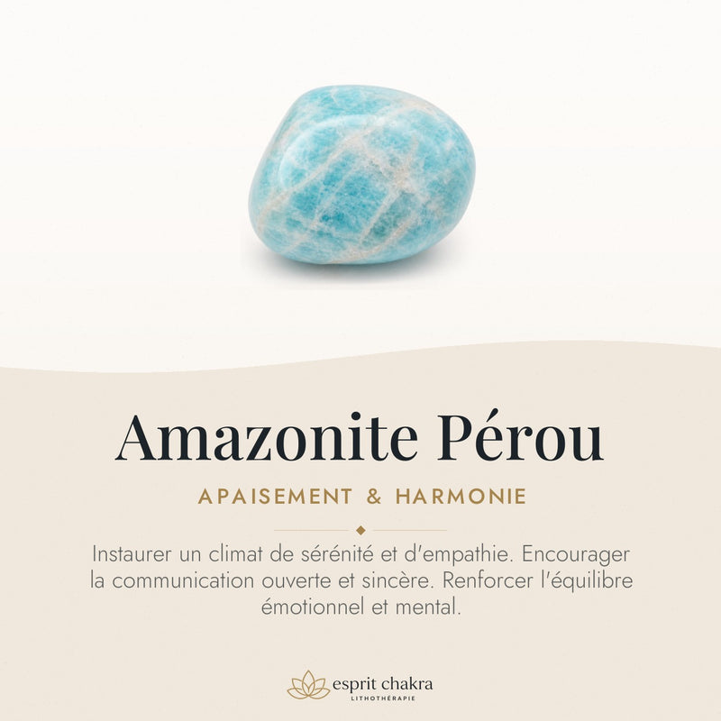 Bracelet Amazonite 10 mm – Harmonie Intime