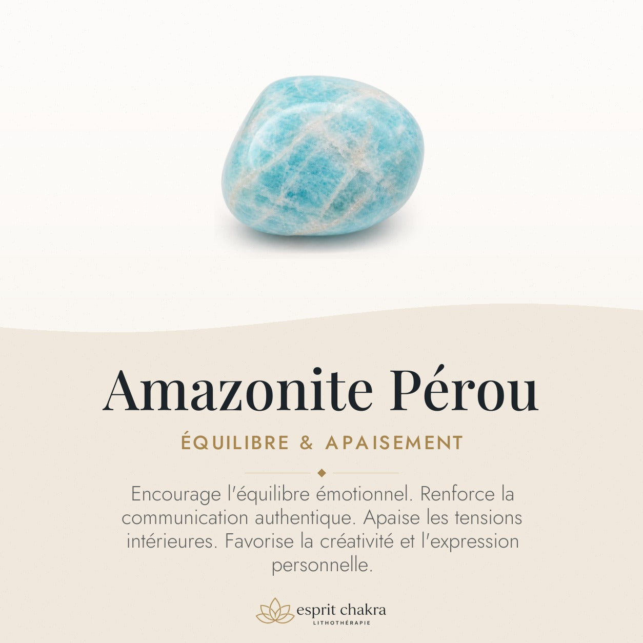 Bracelet Amazonite 10 mm – Vérité Douce — vertus de la pierre