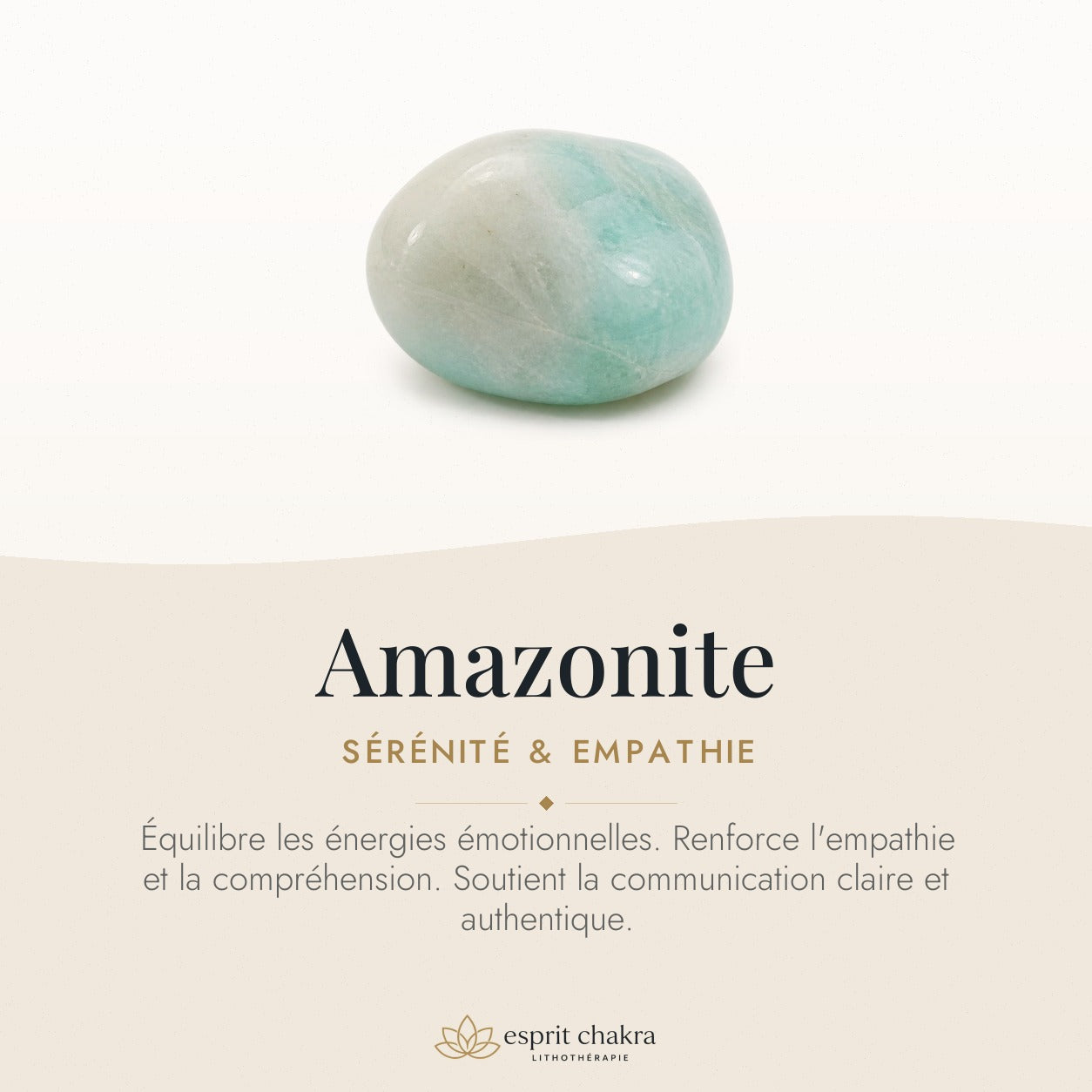 Bracelet Amazonite 6 mm – Affirmation Douce — vertus de la pierre