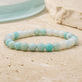 Bracelet Amazonite 6 mm – Affirmation Douce