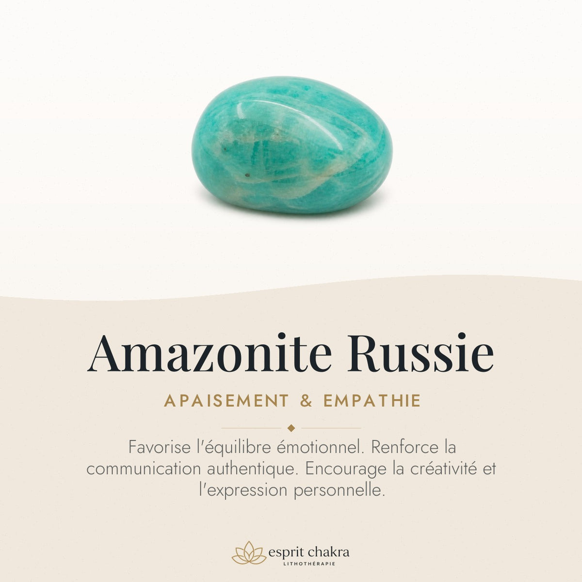 Bracelet Amazonite 6 mm – Cœur Apaisé — vertus de la pierre