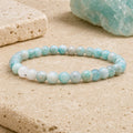 Bracelet Amazonite 6 mm – Élan Serein