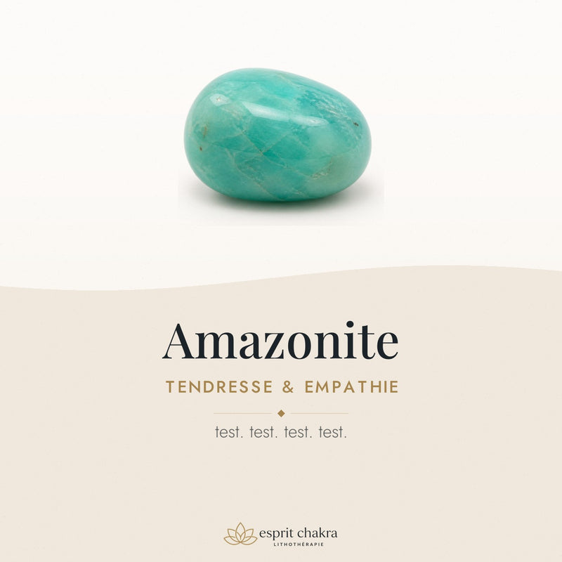 Bracelet Amazonite 6 mm – Tendresse Complice